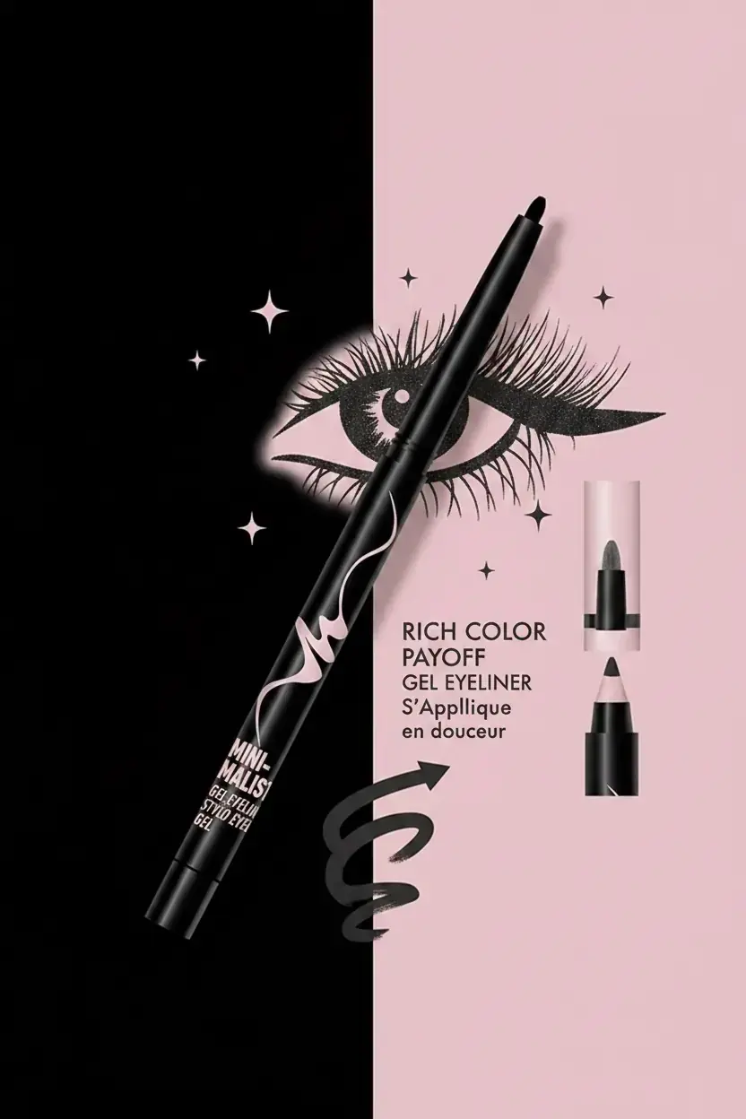Minimalist Serisi Jel Eyeliner Kalem (01 Siyah)