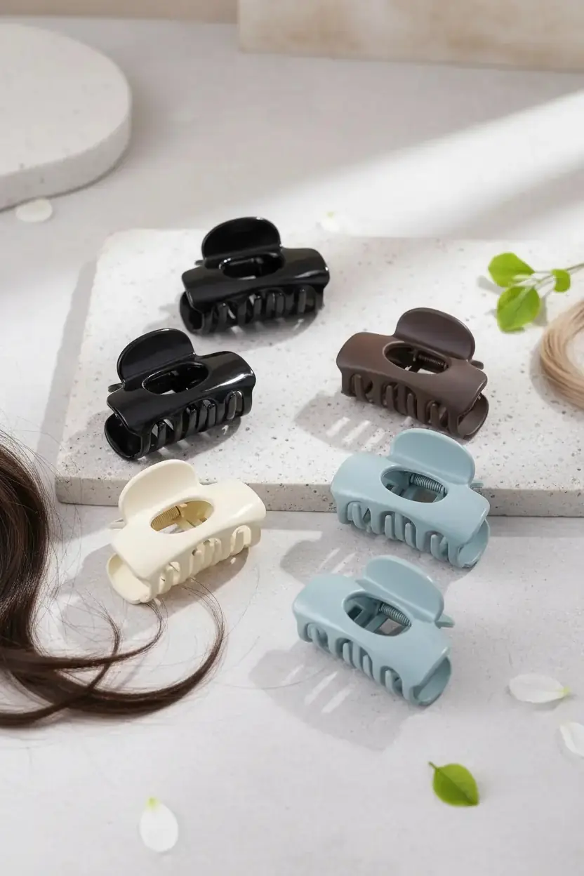 Miniso Lisanslı Basic Serisi Küçük At Kuyruğu Tokaları 2li Paket – Günlük Pratik Saç Aksesuarı