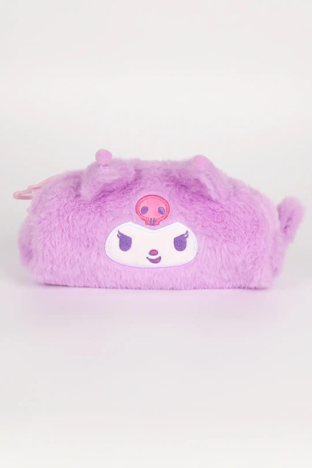 Sanrio Lisanslı Kuromi Fermuarlı Peluş Model – 22 Cm Hafif Tasarım