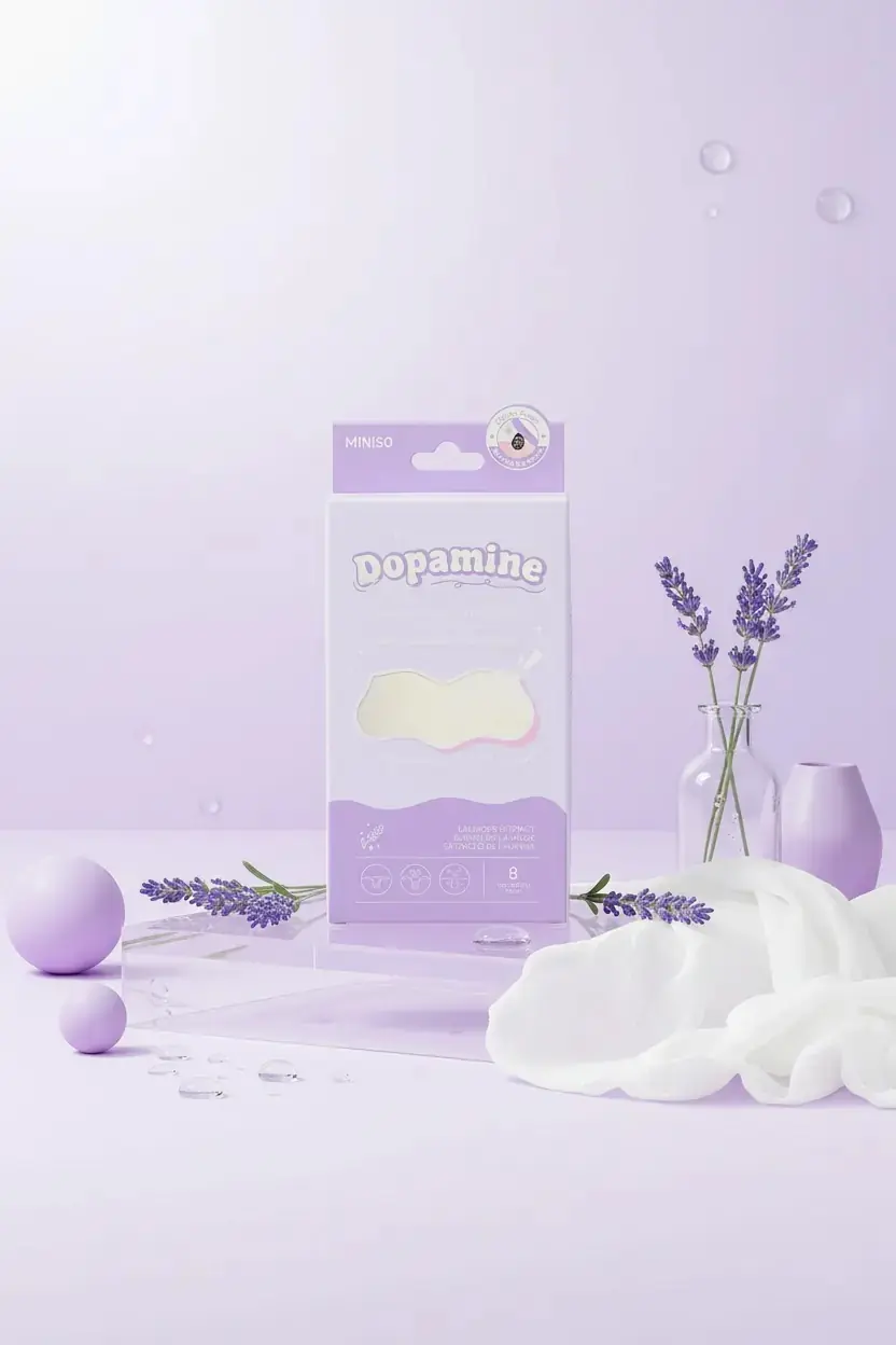Miniso Lisanslı Dopamine Serisi Lavanta Temizleyici Burun Bantları – Pratik Burun Bakımı