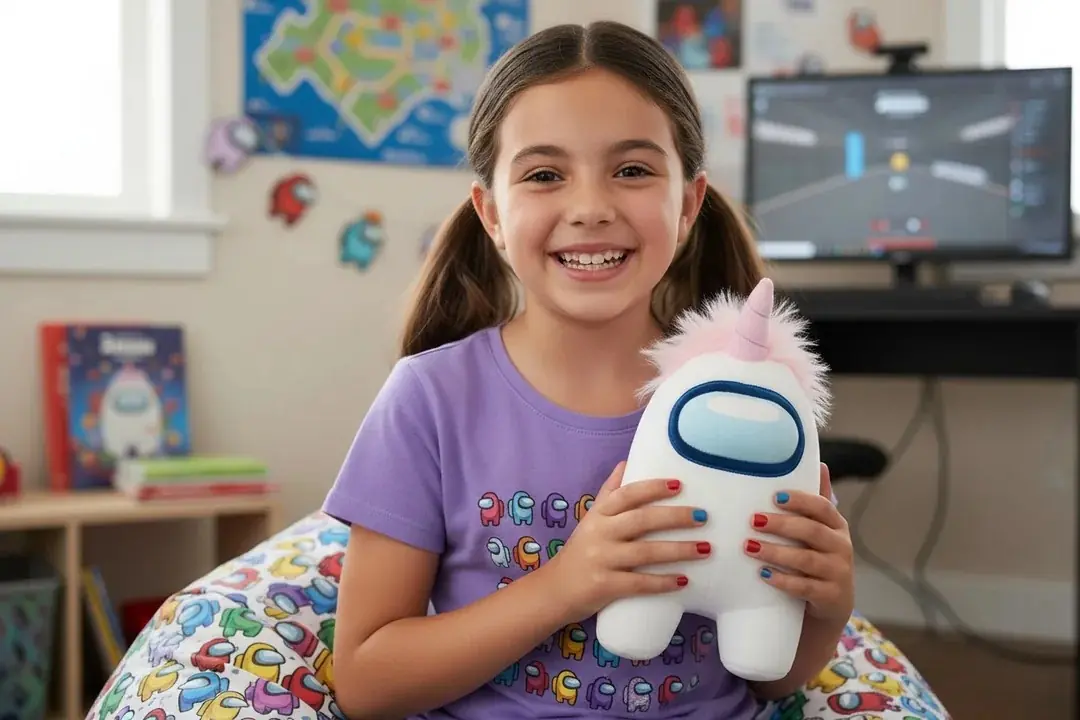 Yume Toys Among Us 30cm Peluş Oyuncak Beyaz – Lisanslı Büyük Boy Yumuşak Karakter Figürü