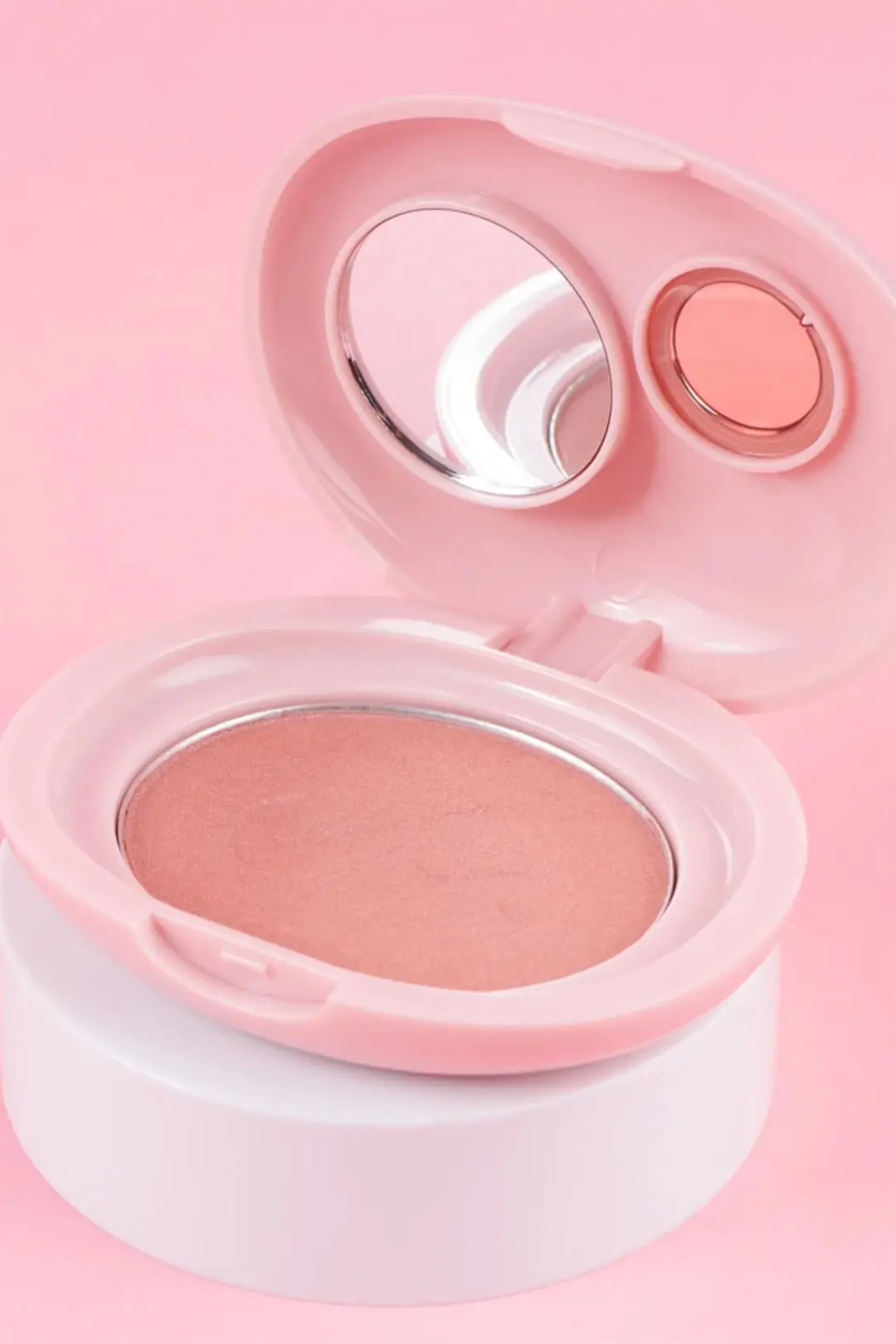 Miniso Lisanslı Minimalist Serisi Toz Allık No 07 - Pembe Bronz Tonlu ve Aynalı Kapaklı İpeksi Dokulu Toz Allık