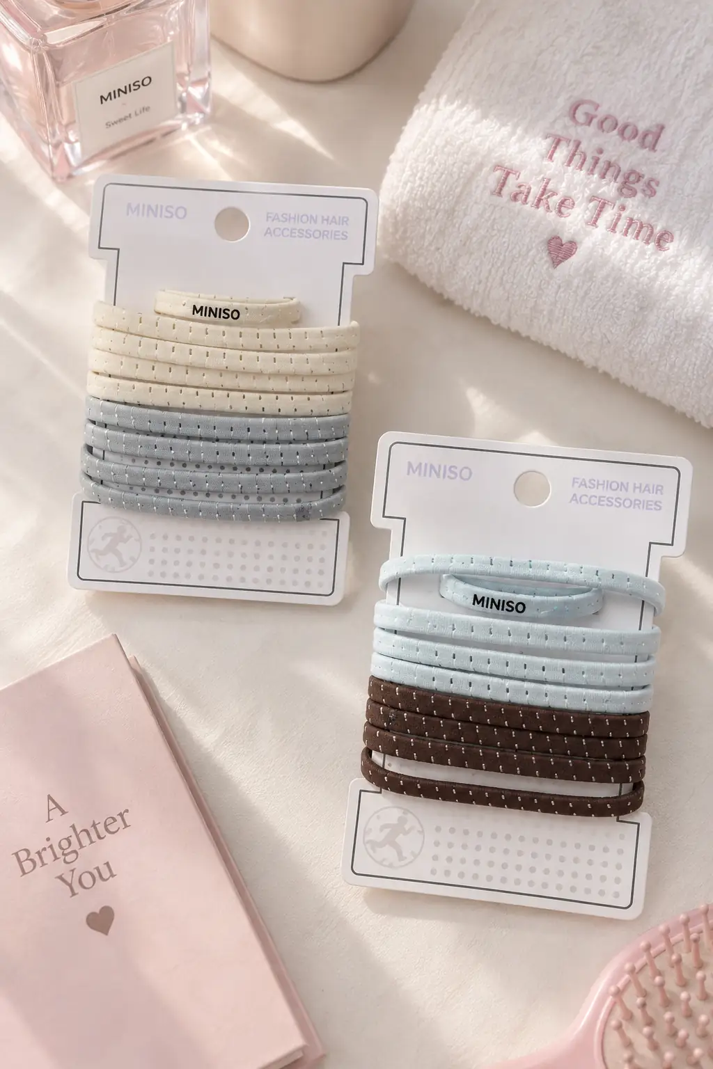 Miniso Lisanslı Spor Serisi Kaymaz Saç Lastiği 9’lu Set – Aktif Kullanım