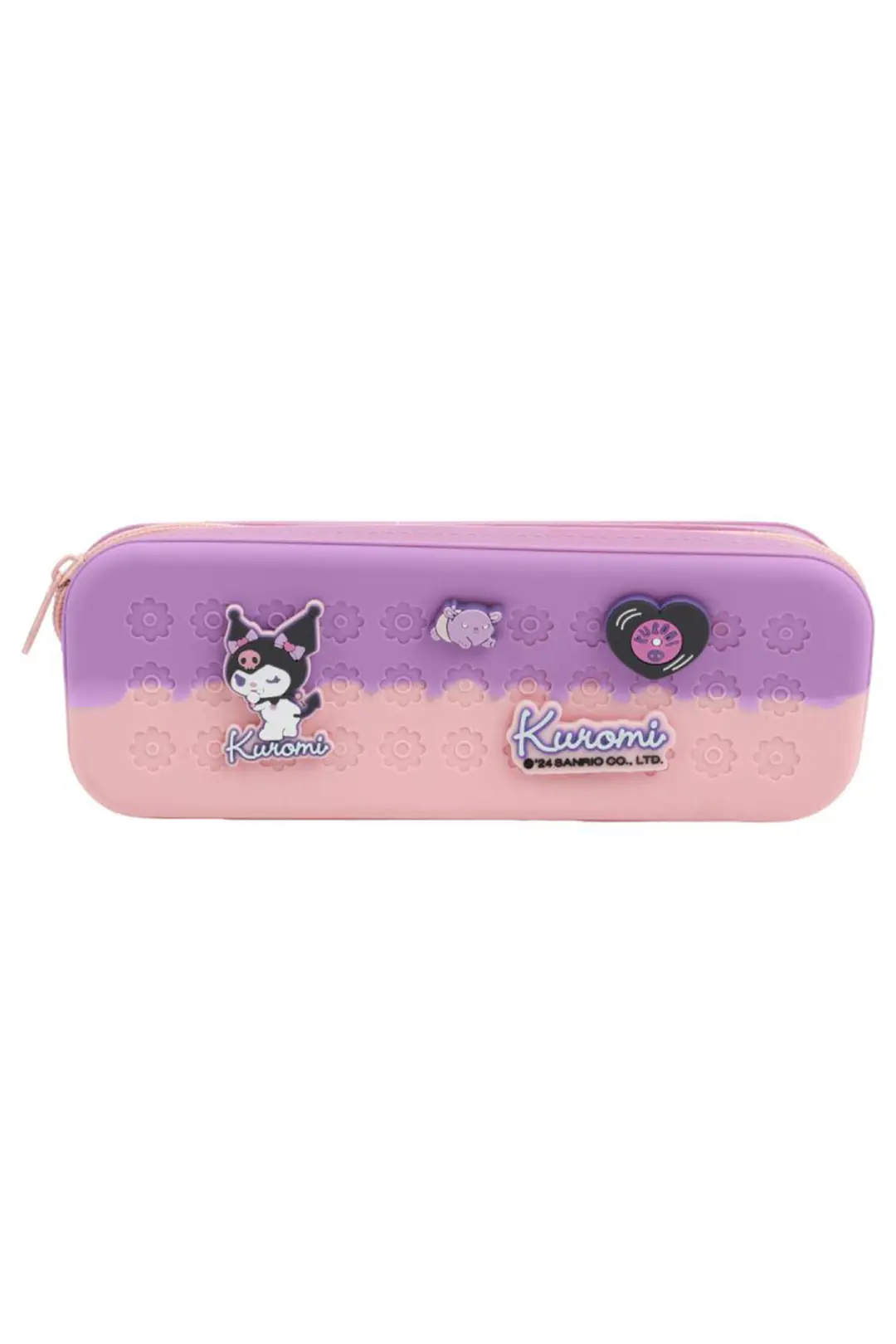 Sanrio Lisanslı Kuromi Silikon ve PVC Masa Üstü Düzenleyici Kırtasiye Kutusu