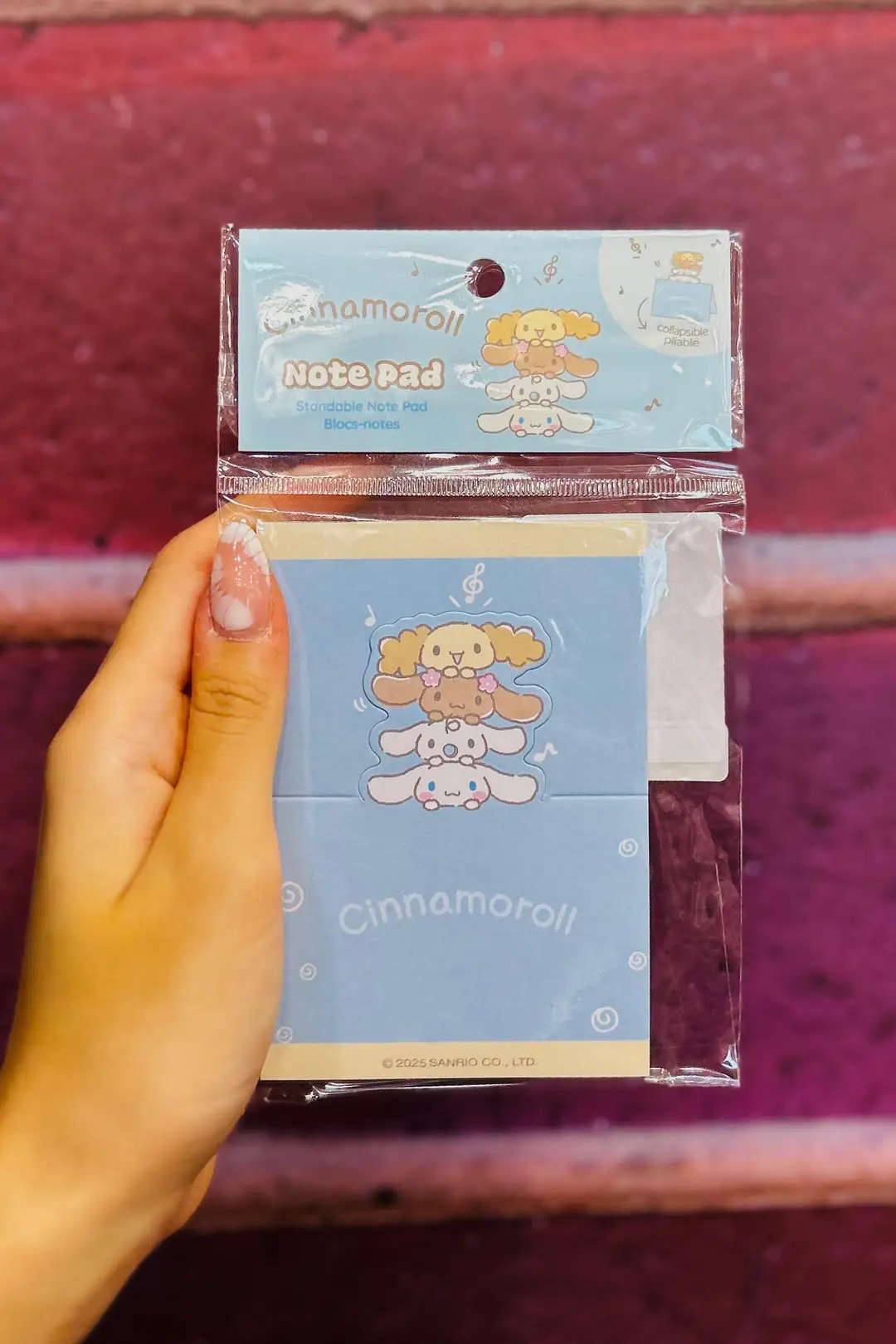 Sanrio Lisanslı Cinnamoroll Standlı Not Defteri – Masa Üstü Tasarım
