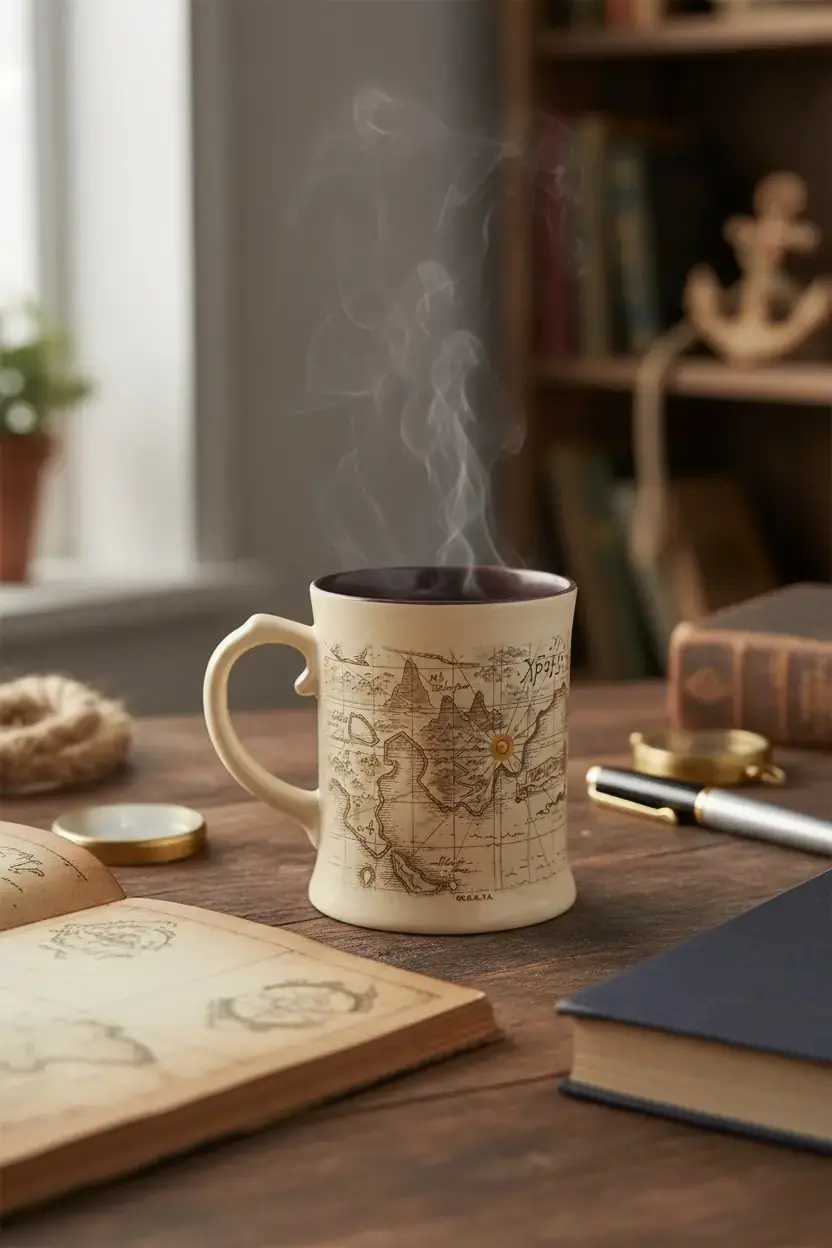 One Piece Lisanslı Classic Retrospective Seramik Kupa 10,5 Cm – Koleksiyonluk Tasarım