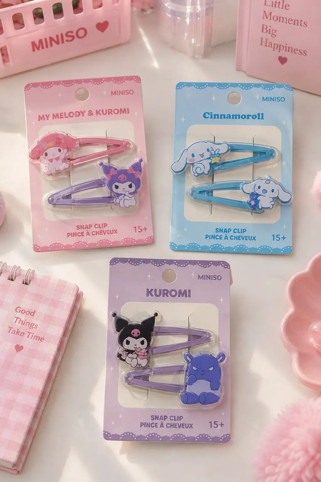 Hello Kitty Lisanslı Çıtçıtlı Toka (2 Adet) – Pratik Mekanizmalı & Renkli