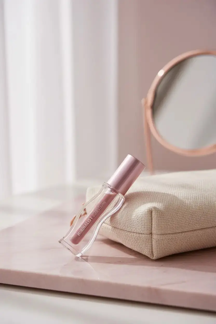 Miniso Lisanslı Minimalist Dudak Parlatıcısı – 03 Nude Pembe Cam Görünümlü Parlak Bitiş