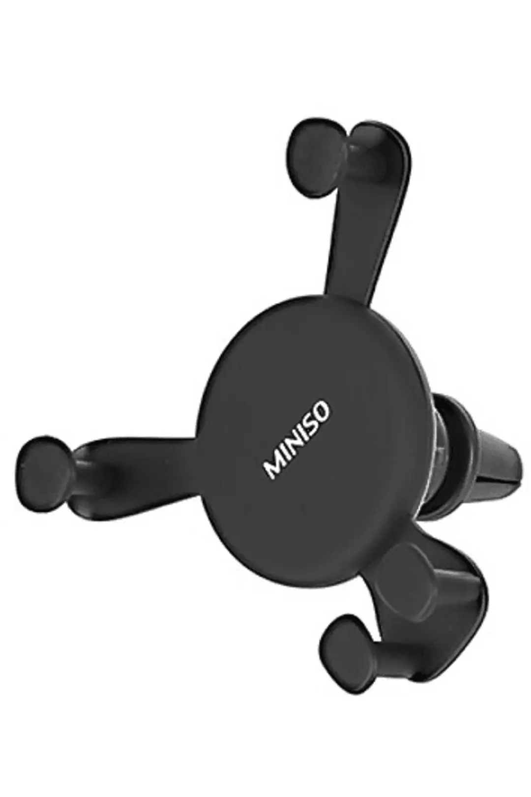 Miniso Lisanslı Yer Çekimli Araç Telefon Tutucu 14 Cm – Siyah Otomatik Sabitleme