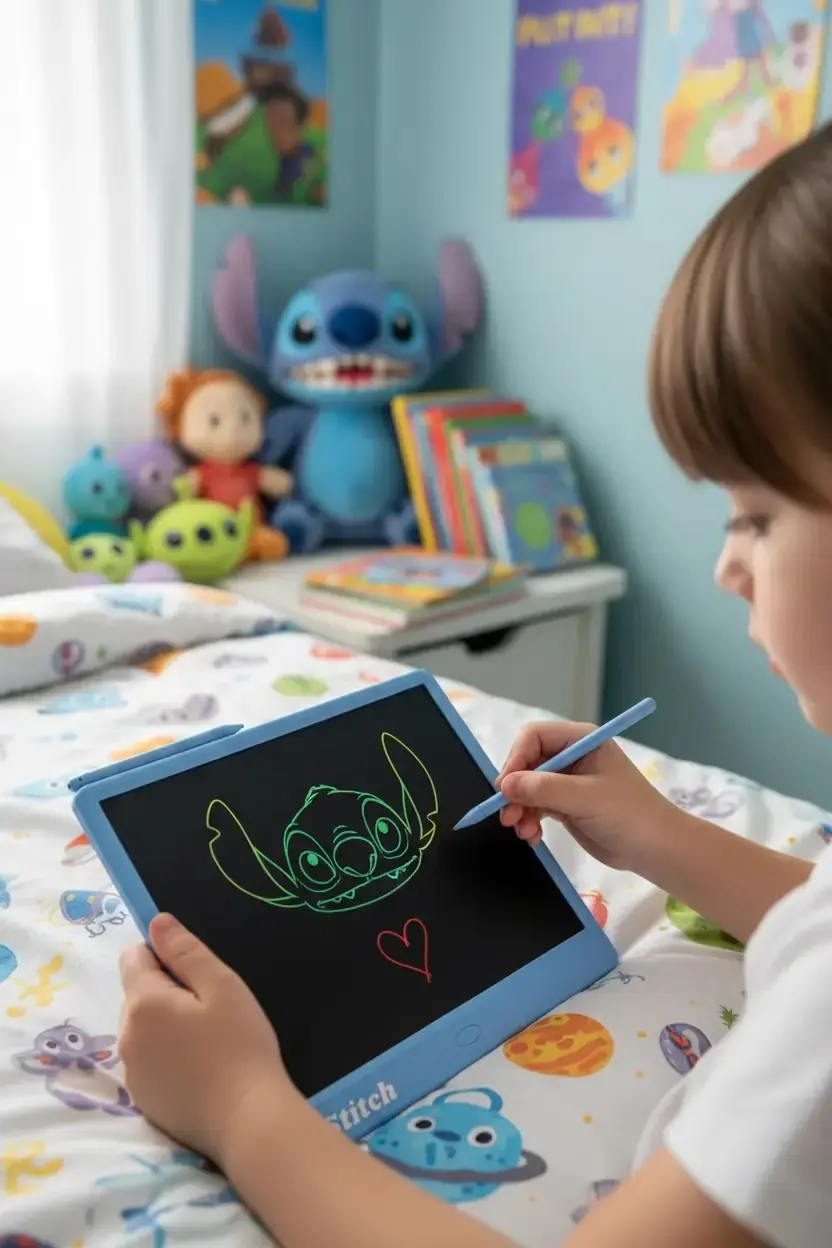 Disney Lilo & Stitch Lisanslı Lcd Çizim Tableti H11L – Silinebilir Yazı Tahtası