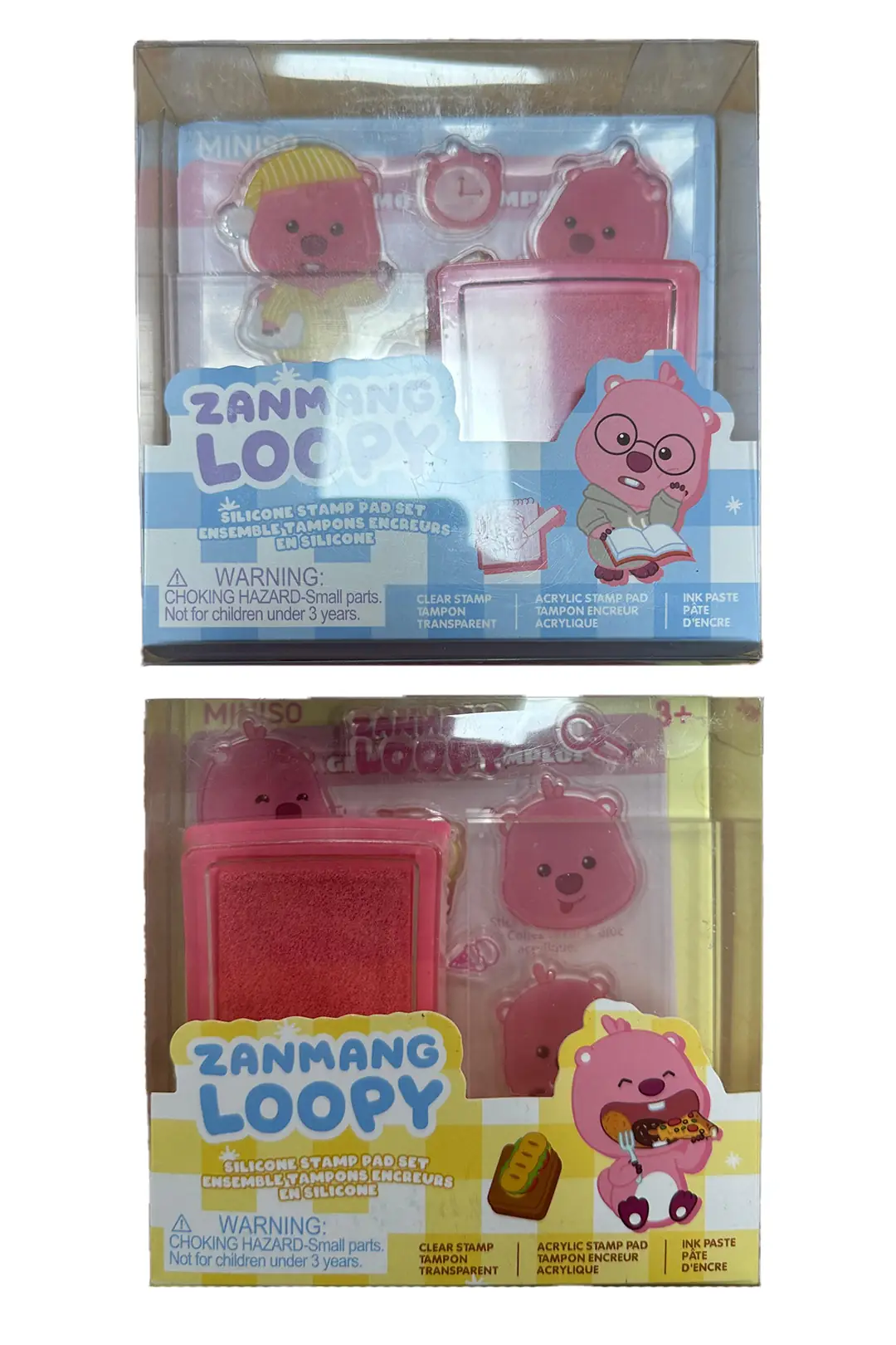 Zanmang Loopy Lisanslı Silikon Damga ve Mürekkep Pedi Seti 11x11 Cm