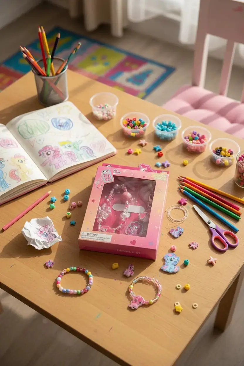 My Little Pony Lisanslı Kendin Yap Boncuk Seti – Yaratıcı Takı & Bileklik Tasarımı