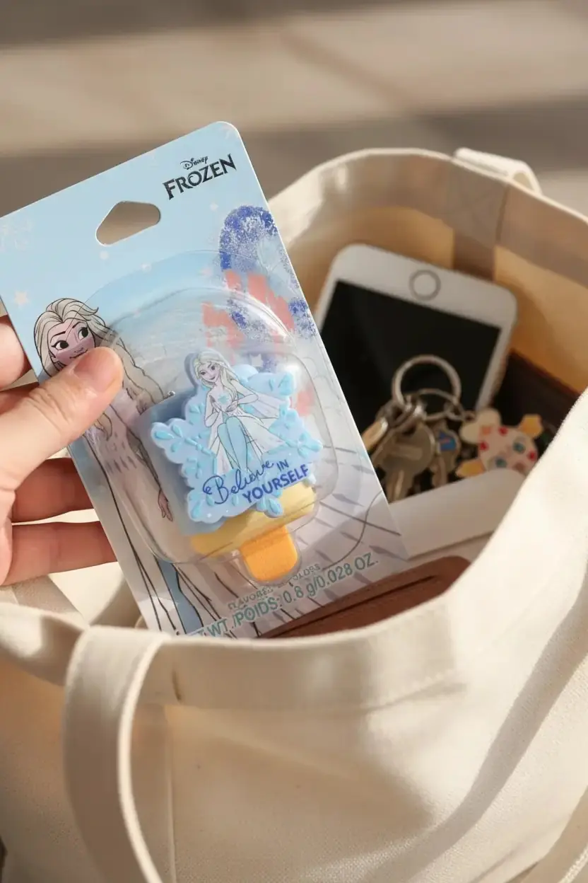 Disney Frozen Lisanslı Lip Balm Kar Tanesi - Elsa Figürlü Nemlendirici ve Koruyucu Dudak Bakım Kremi