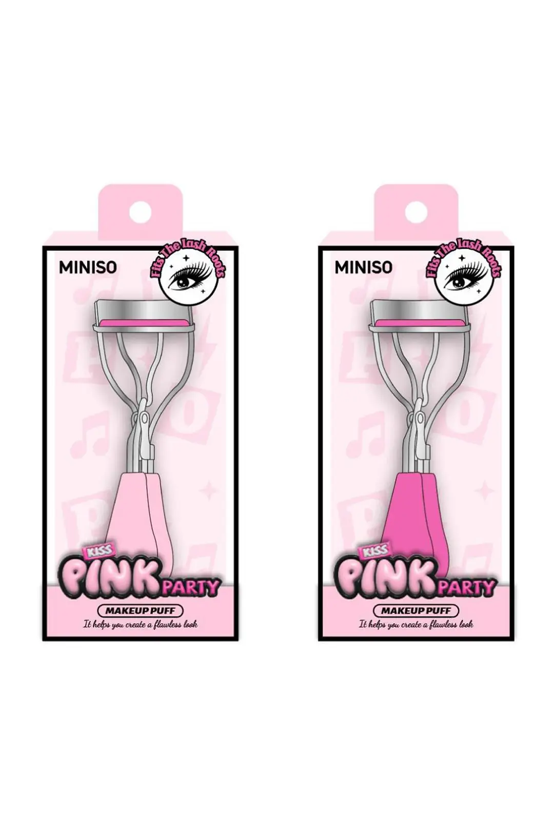 Miniso Lisanslı Pembe Parti Serisi Klasik Kirpik Kıvırıcı – Ergonomik Makyaj Aksesuarı