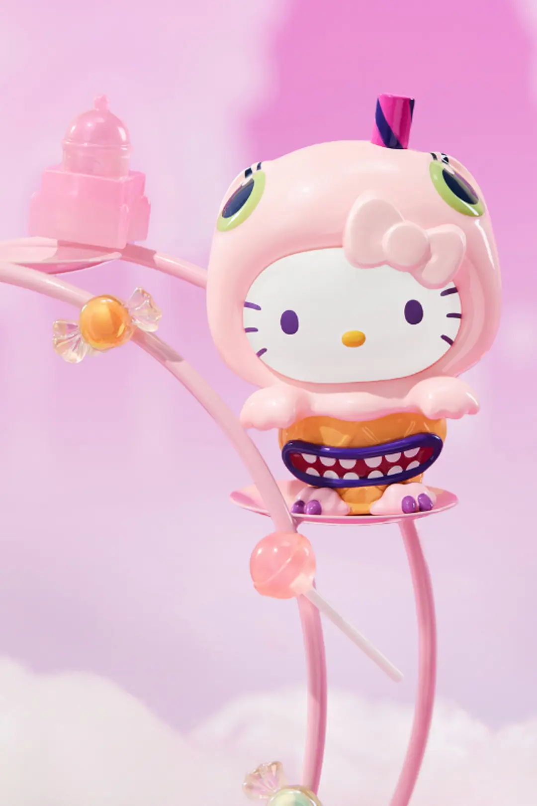 Hello Kitty Candy Monster Figür Sürpriz Kutu - Blind Box