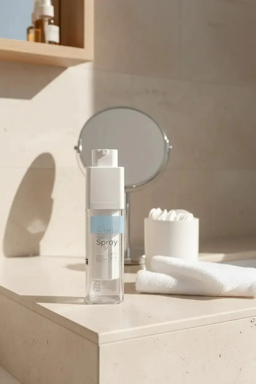 Miniso Lisanslı Vakumlu Pompalı Sprey Şişesi 30 ml – Sızdırmaz Seyahat Tipi
