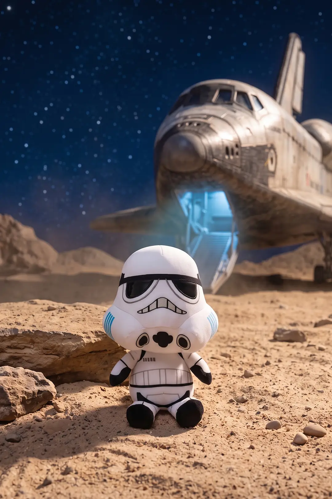 Star Wars Lisanslı Koleksiyonu 25 cm Stormtrooper Peluş Oyuncak – Beyaz Zırhlı Model