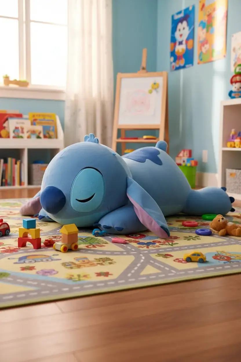 Disney Lisanslı Yatan  Peluş Oyuncak 61 cm- (Stitch)