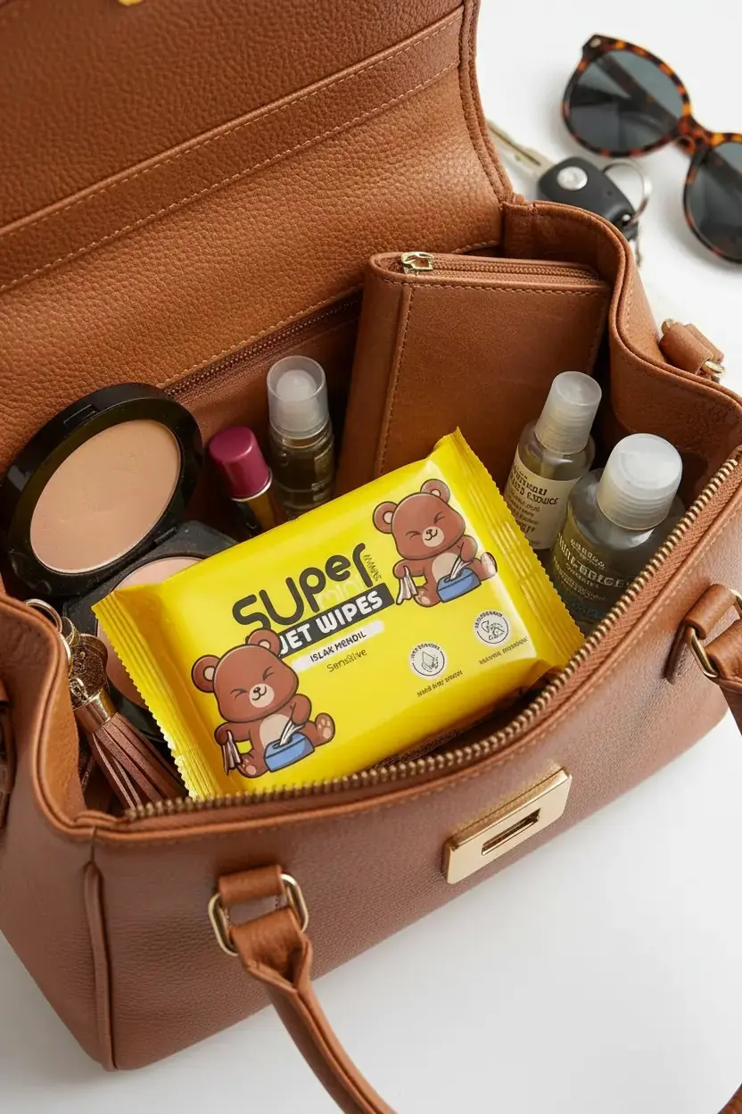 Doyfresh Super 8'li Mini Islak Mendil Seti – Anti-Alerjik & Alkol İçermez