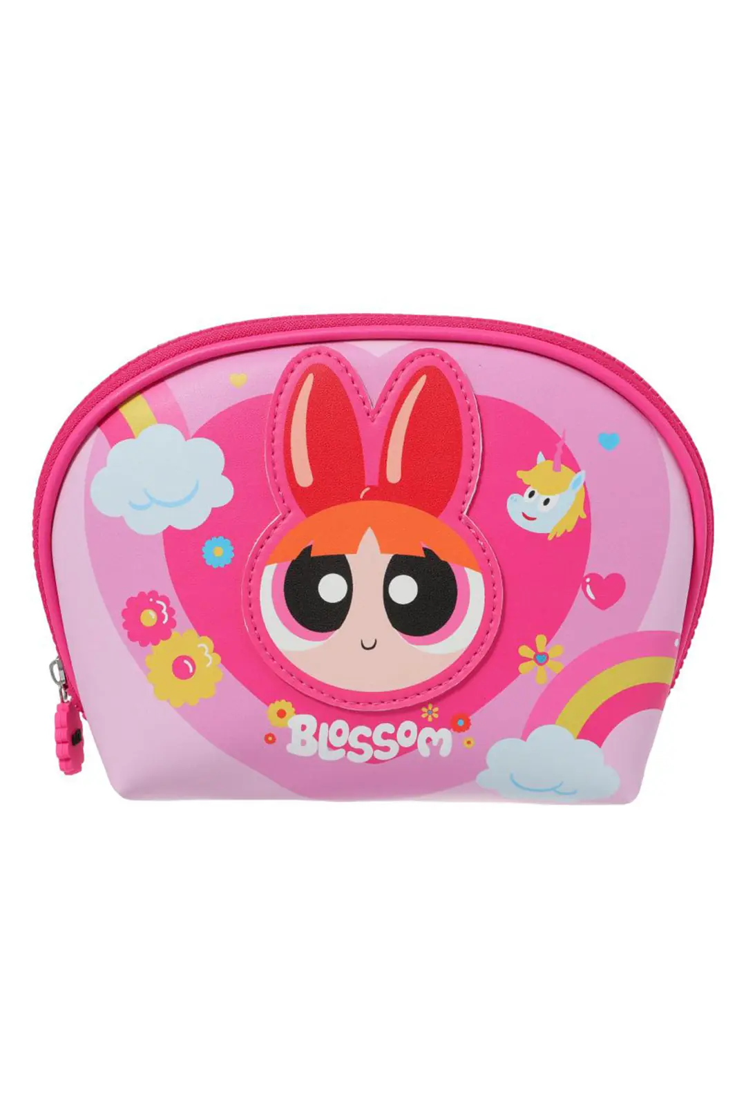Powerpuff Girls Lisanslı Blossom Oval Kozmetik Çantası – Pembe 21 Cm