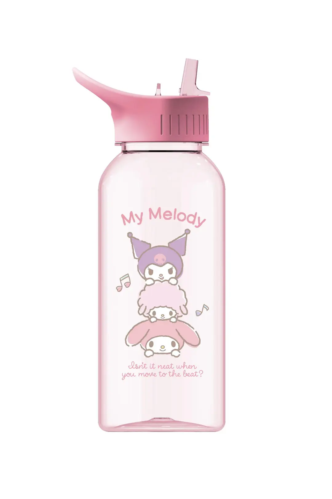 Sanrio Lisanslı Hello Kitty ve Arkadaşları Parti Serisi Saplı Pipetli Matara