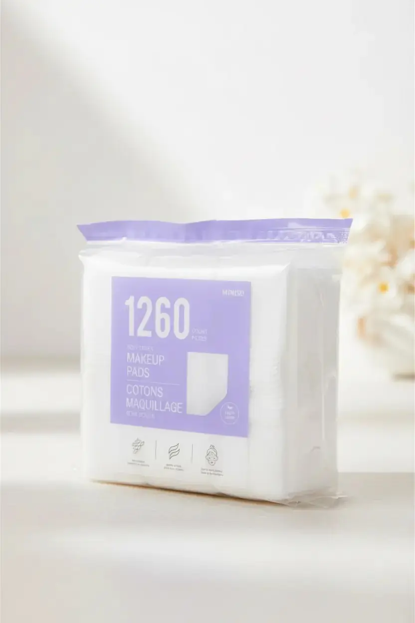 Miniso Lisanslı Soft Series Makyaj Pamuğu 1260’lı – Uzun Süreli Bakım