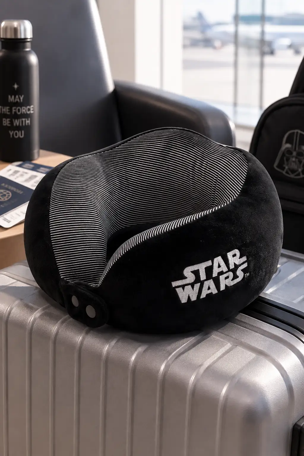Star Wars Lisanslı Hafızalı Sünger Boyun Yastığı 24 Cm – Destekleyici Seyahat Konforu