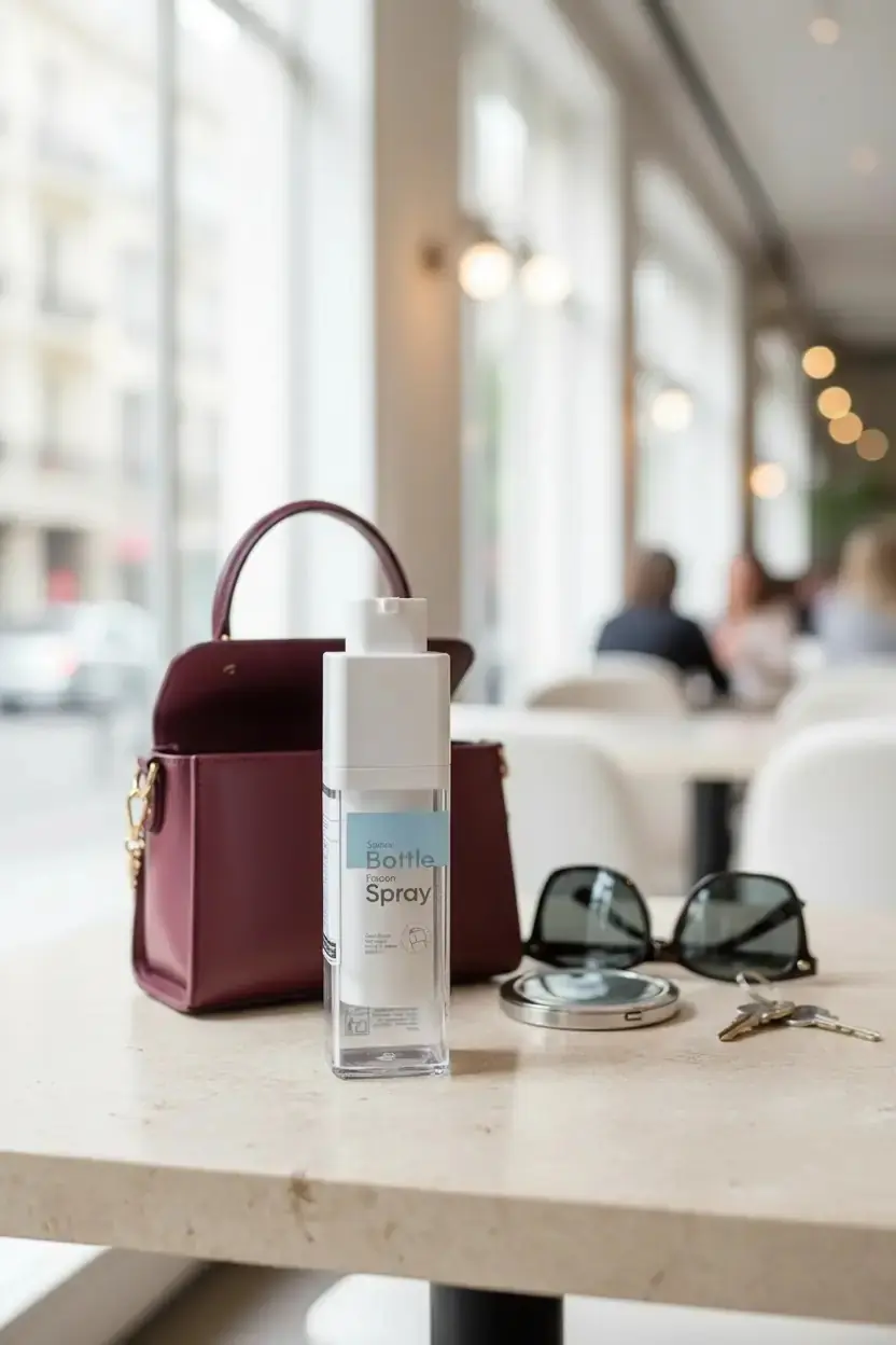 Miniso Lisanslı Vakumlu Pompalı Sprey Şişesi 30 ml – Sızdırmaz Seyahat Tipi