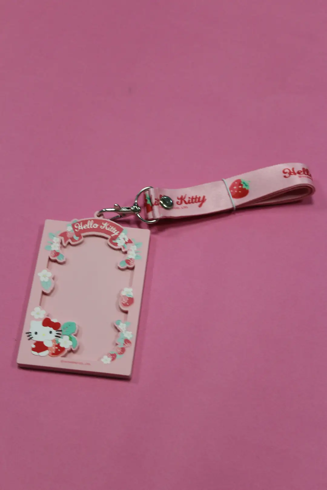 Sanrio Lisanslı İpli Kartlık - My Melody ve Kuromi Desenli PVC Boyun Askılı Kimlik ve Akbil Kabı