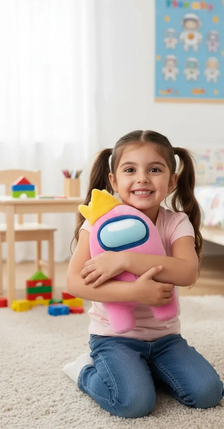 Yume Toys Among Us 30cm Peluş Oyuncak Pembe – Lisanslı Büyük Boy Yumuşak Karakter Figürü
