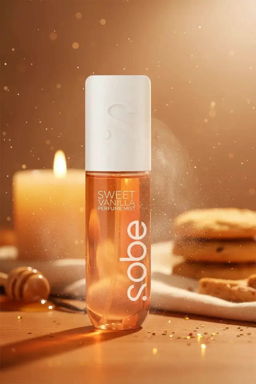 Sobe Parfüm Mist Sweet Vanilla 100 Ml – Tatlı Sıcak Kalıcı Vücut Spreyi