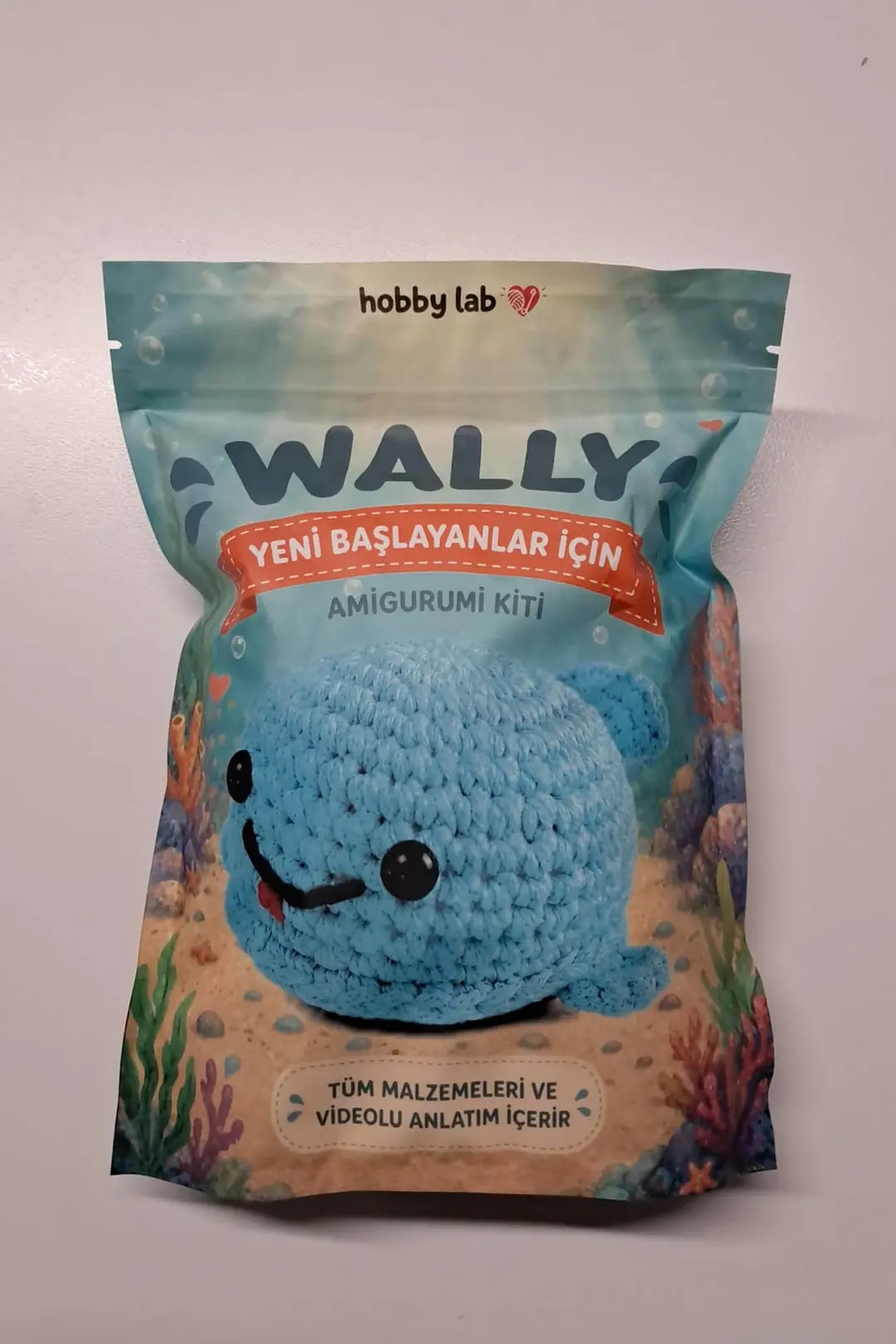 Balina Örgü İpi Seti – Videolu Anlatımlı Amigurumi Başlangıç Kiti