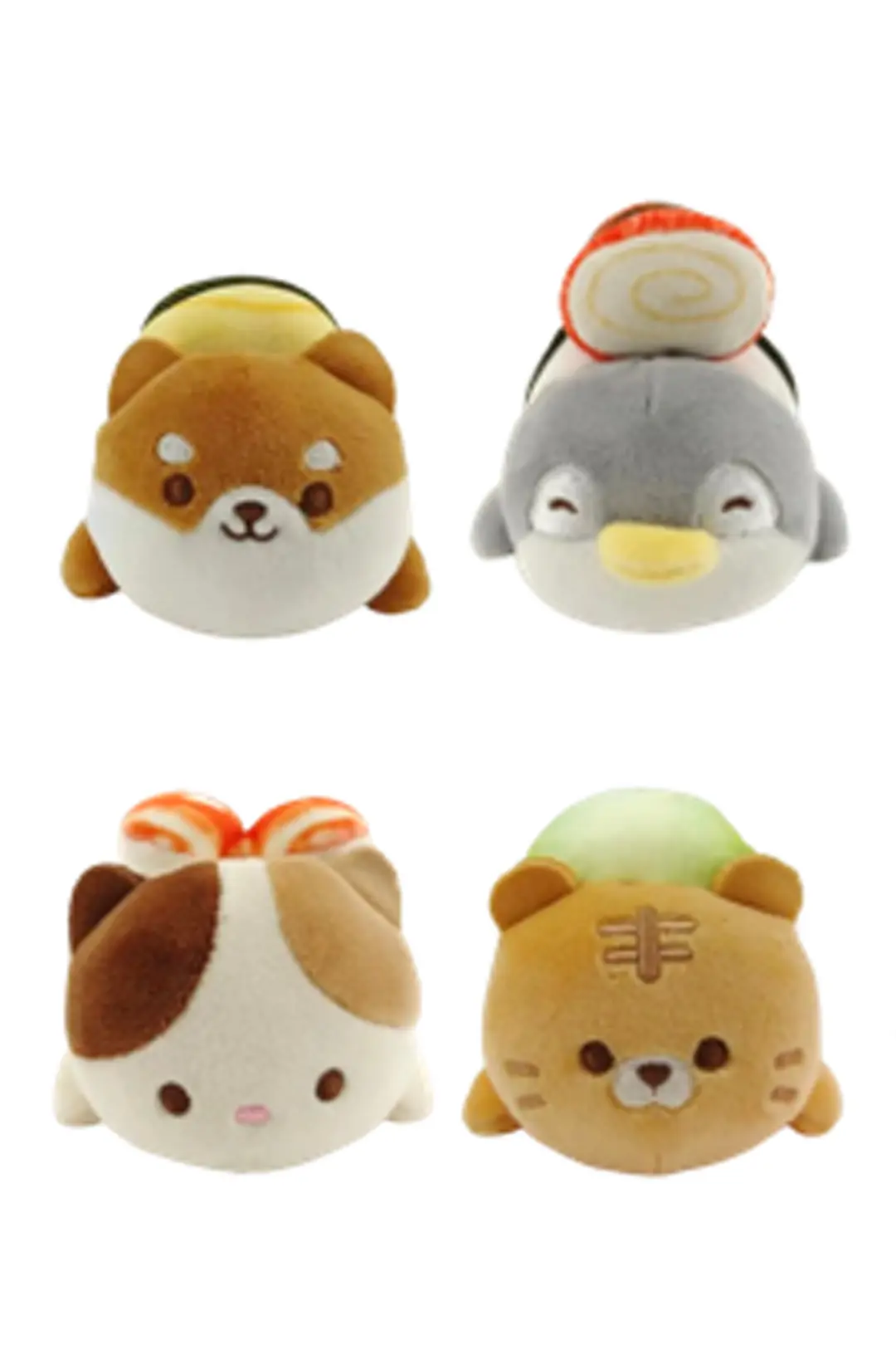 Miniso Lisanslı Mini Family Suşi Serisi Yumuşak Peluş Oyuncak – 4 Çeşitli Model