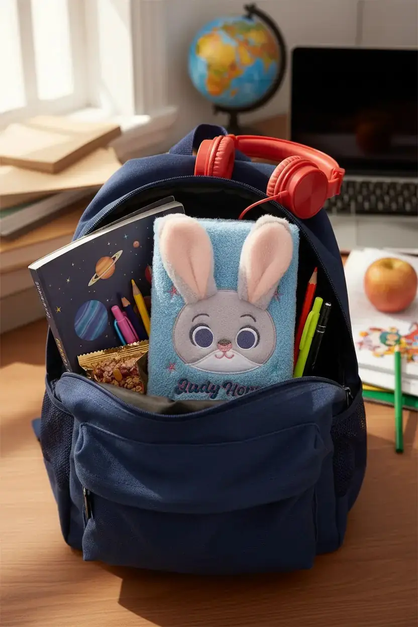 Disney Zootropolis Lisanslı A5 3D Peluş Not Defteri Judy Hopps 22 Cm