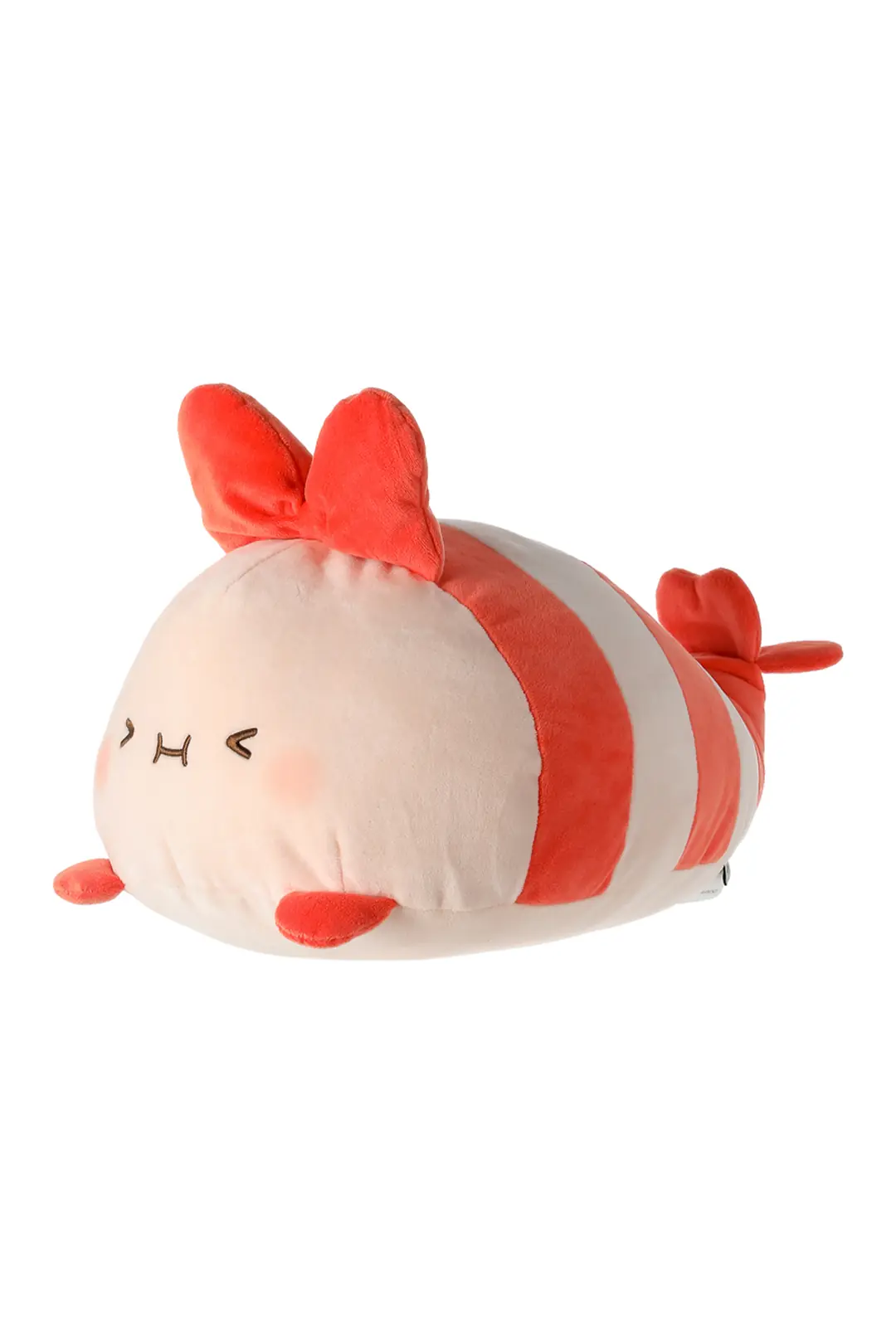 Miniso Lisanslı Sevimli Karides Peluş Oyuncak – Yumuşak Dokulu Dekoratif Koleksiyon Figürü 17 Cm