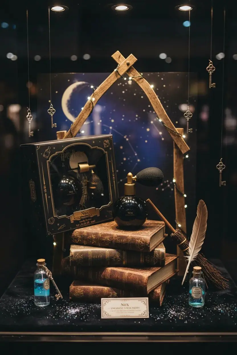 Harry Potter Lisanslı Nox Parfüm – Eşsiz ve Büyüleyici Tazeleyici Esanslı Özel Tasarım Cam Şişe Erkek / Kadın Parfüm 50 ML