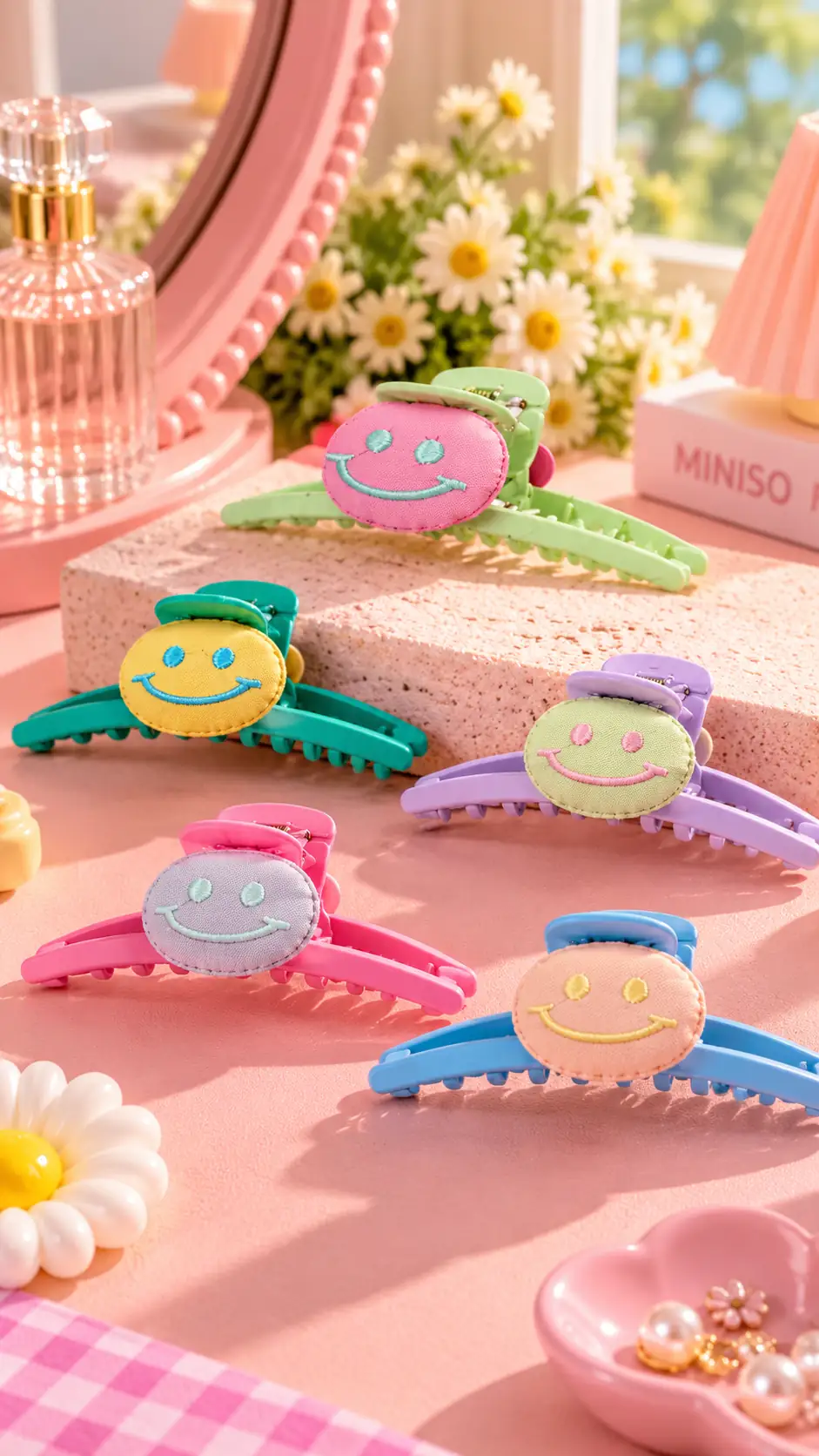 Miniso Lisanslı Dopamine Girl Serisi Saç Klipsi Renkli ve Eğlenceli Tasarım 17 Cm