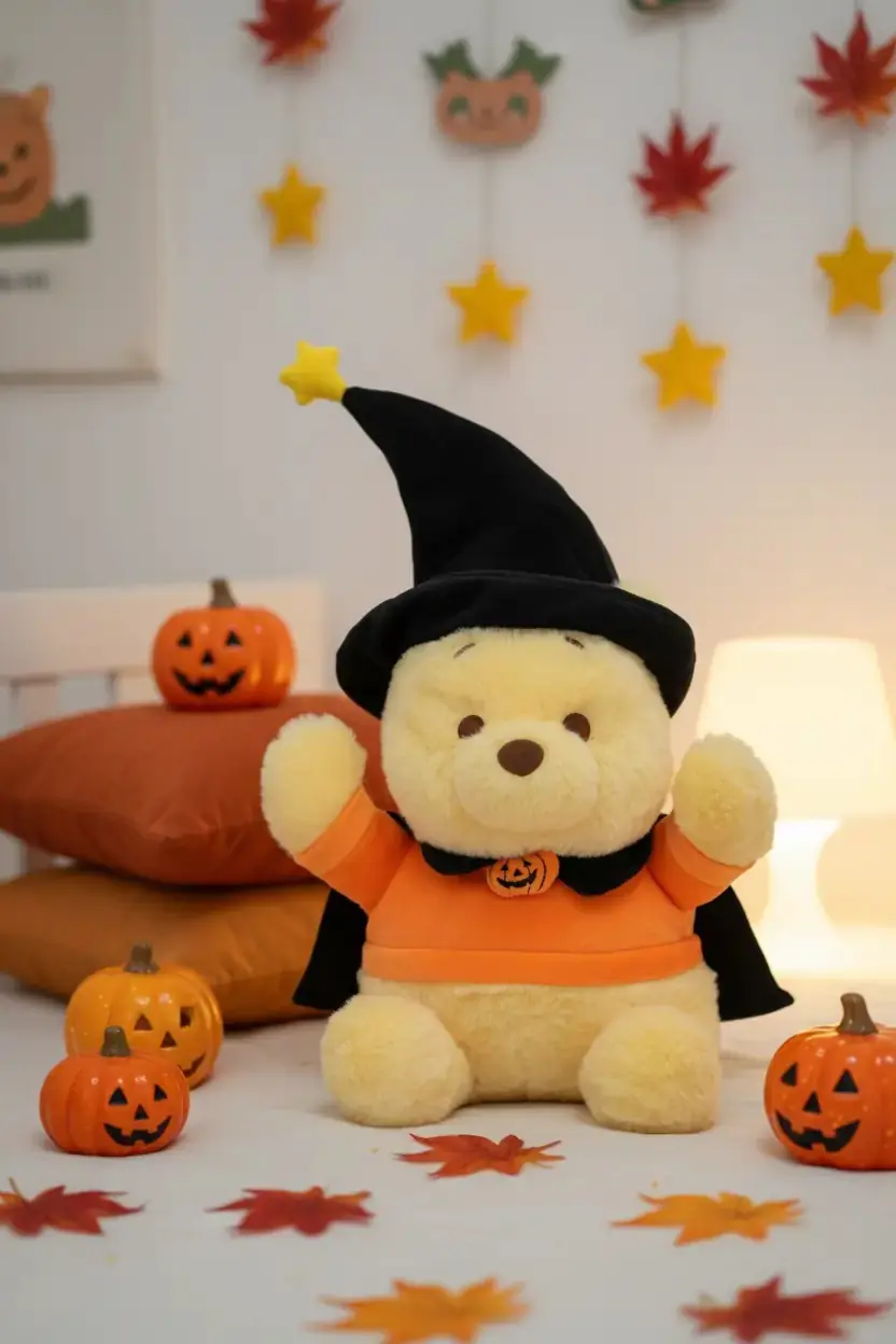 Disney Winnie The Pooh Lisanslı Halloween Peluş Oyuncak 28 Cm – Özel Koleksiyon Tasarım