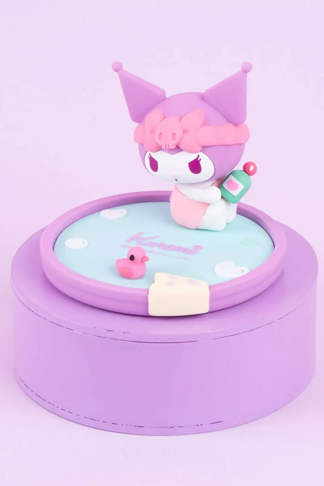Sanrio Lisanslı Banyo Serisi Kuromi Masa Üstü Telefon ve Tablet Tutucu