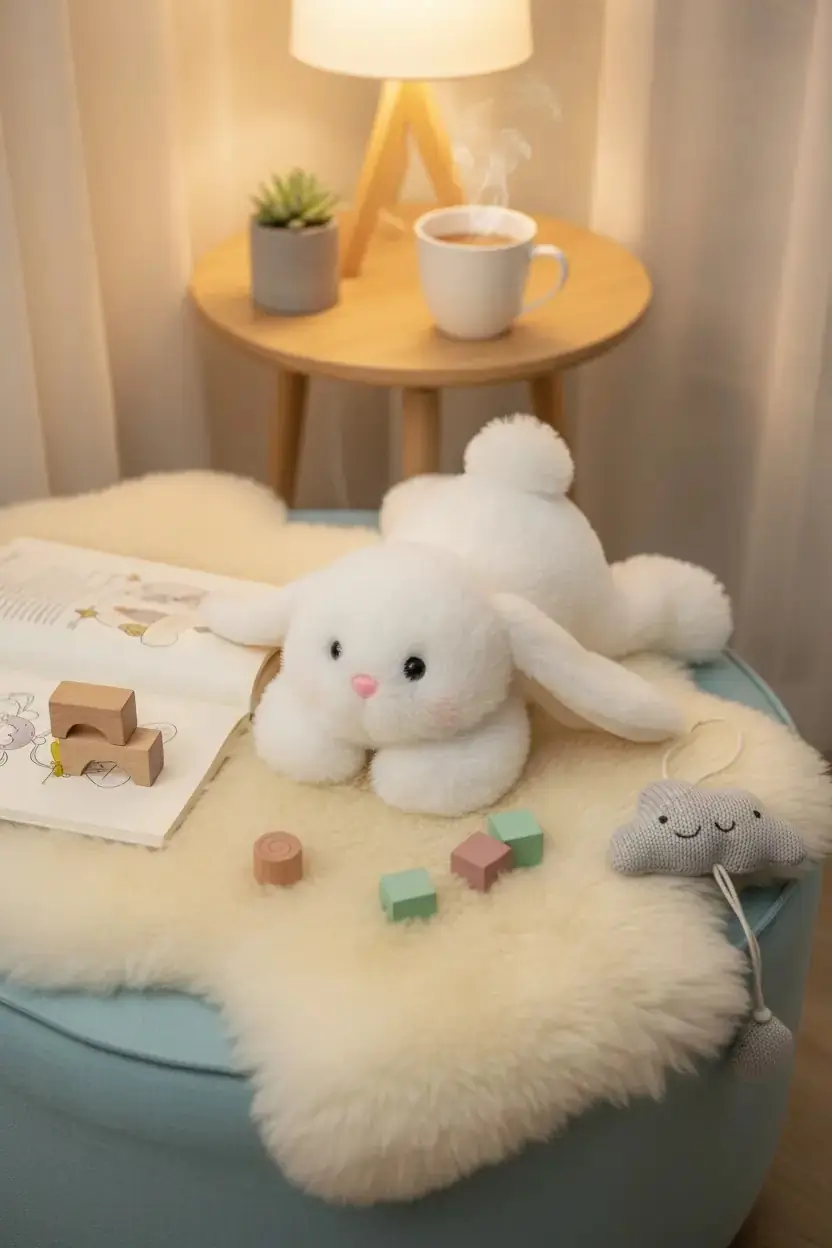Miniso Lisanslı Tarnlee Serisi Yatan Peluş Oyuncak 35 Cm – Yumuşak Sarılmalık