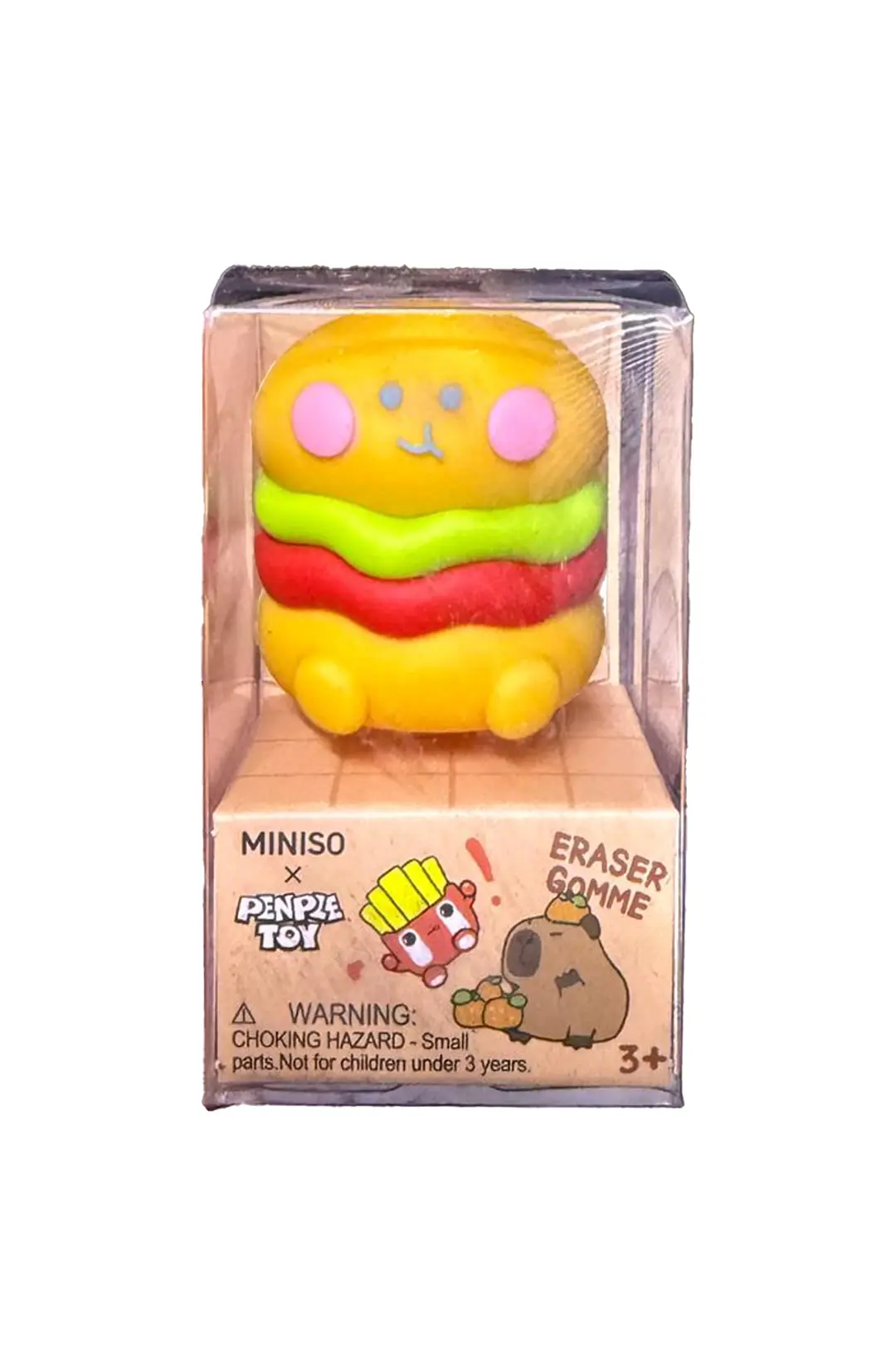 Miniso Lisanslı Pişirme Serisi Fast Food Figürlü Silgi – Eğlenceli Tasarım – 2 Farklı Model