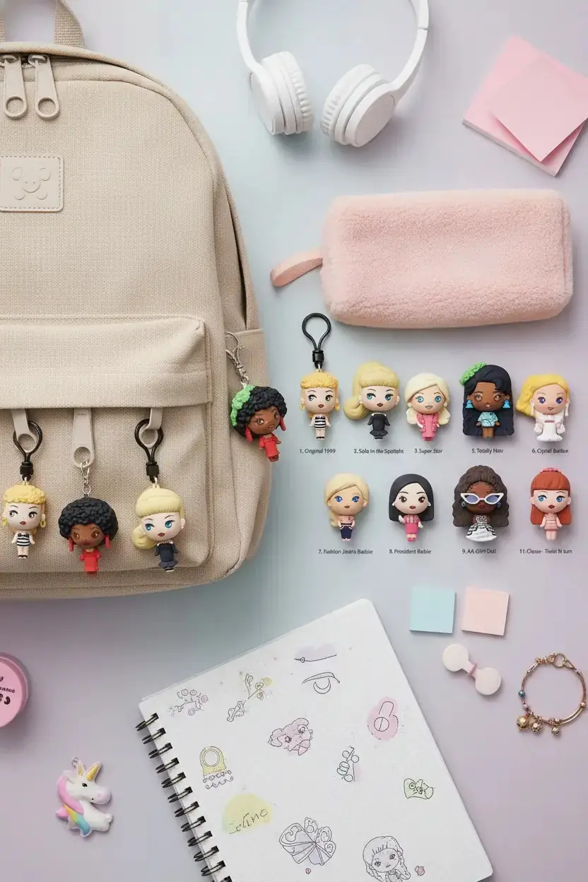 Barbie Lisanslı Klipsli Figür Blind Box – Sürpriz Koleksiyon