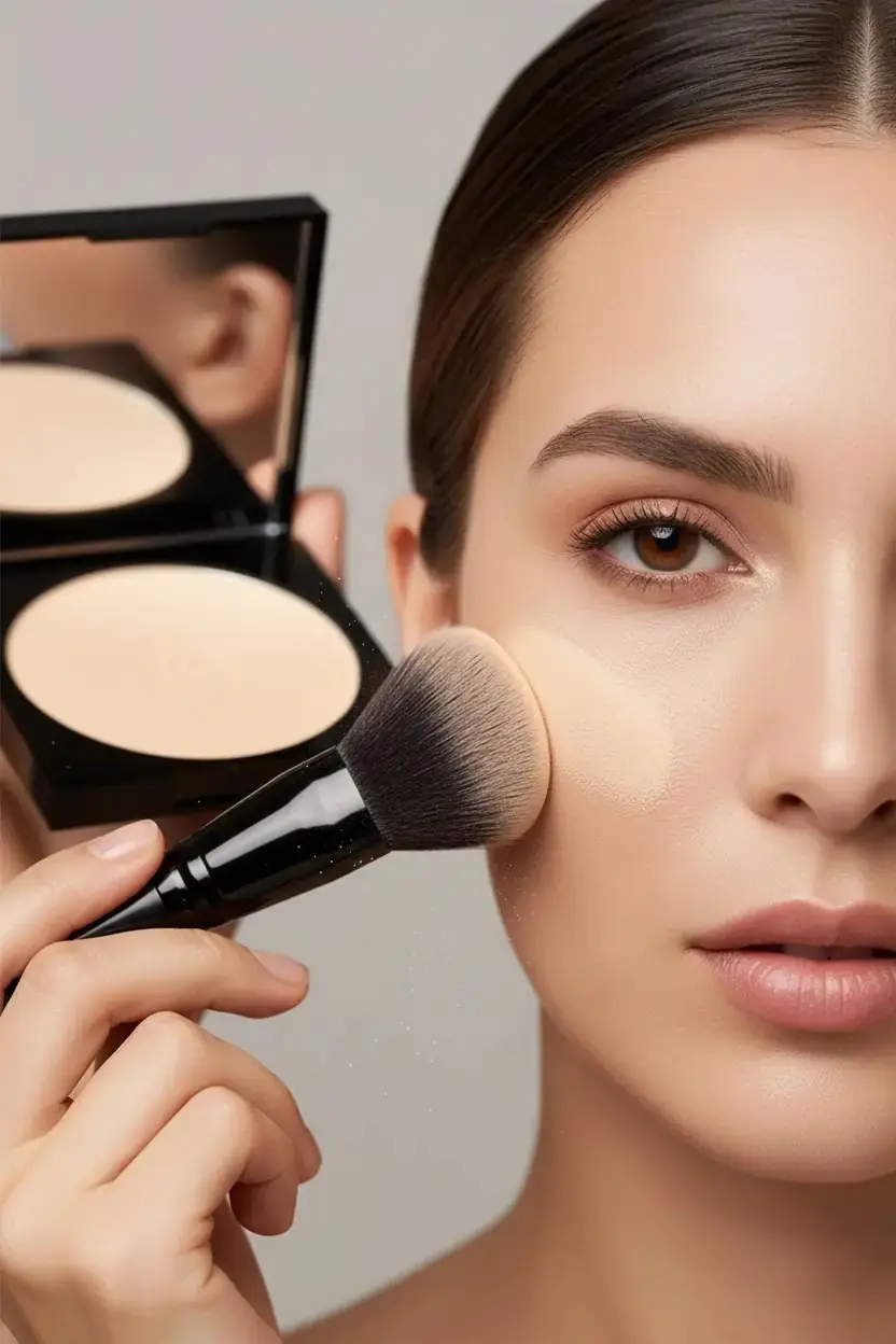 Pierre Cardin Porcelain Edition Compact Powder Golden Beige – İpeksi Mat Bitişli Kompakt Pudra