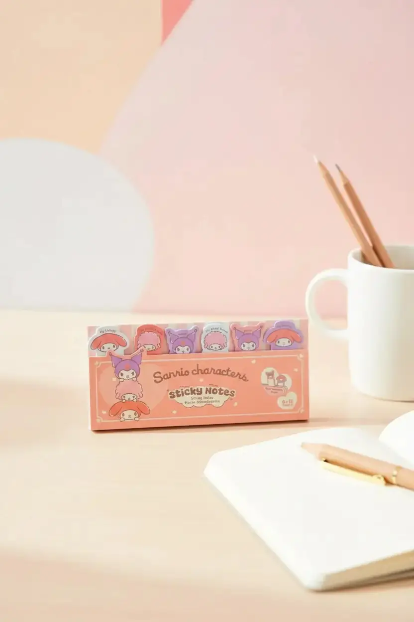Sanrio Lisanslı My Melody & Kuromi Yapışkanlı Not Kağıdı Seti