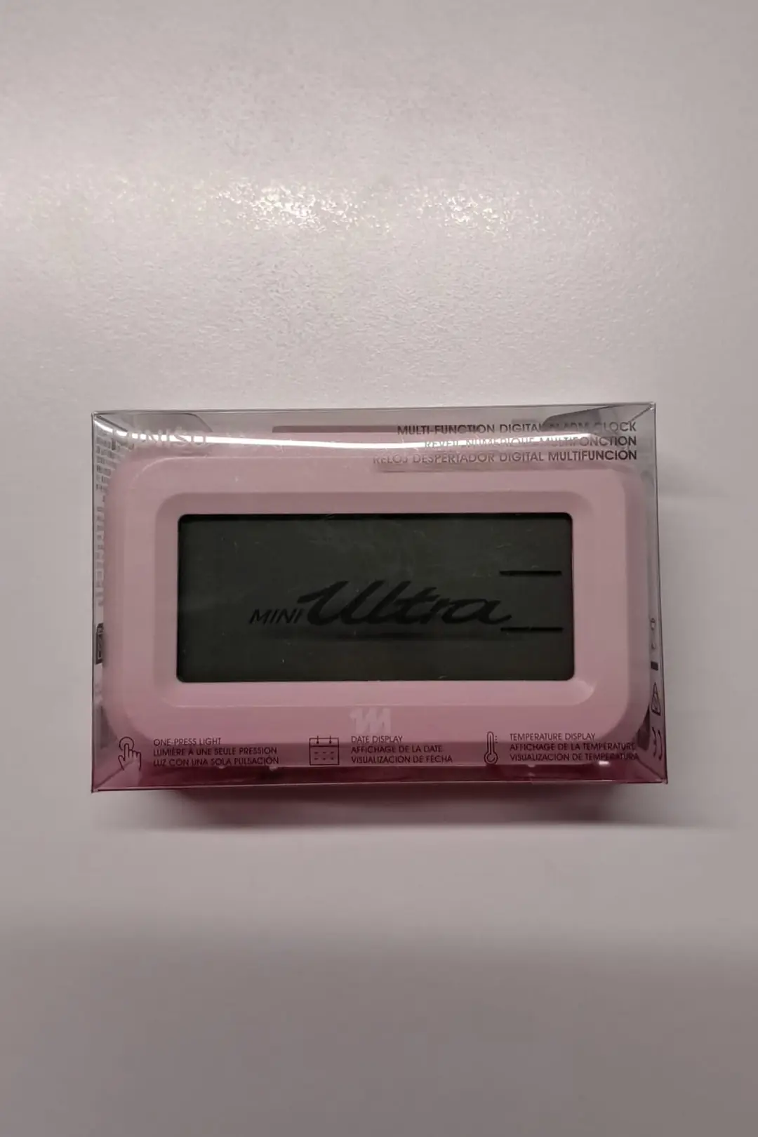 Miniso Lisanslı MINI Ultra Serisi Çok Fonksiyonlu Dijital Çalar Saat – Aydınlatmalı Model