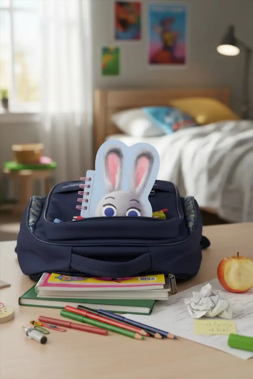 Disney Zootropolis Lisanslı Judy Hopps Figürlü Not Defteri 80 Yaprak 11.8 Cm