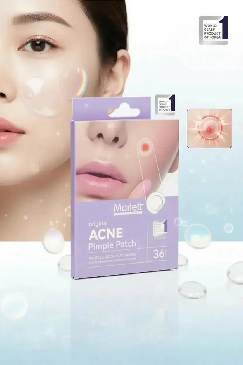 Marlett Pimple Patch 36’lı Akne ve Sivilce Bandı – Şeffaf ve İnce
