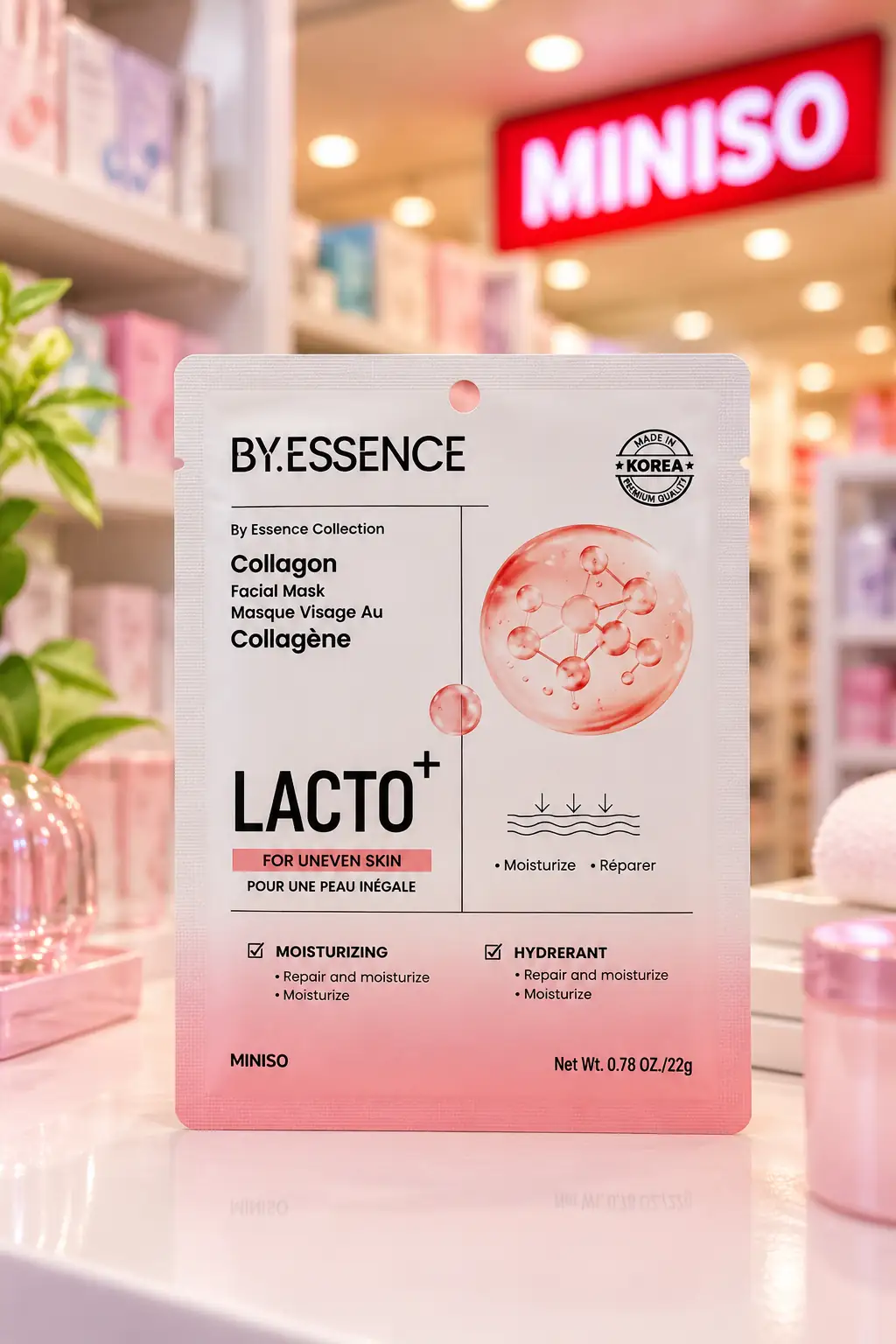 By Essence Koleksiyonu Hidrolize Kolajen Yüz Maskesi (Lactob