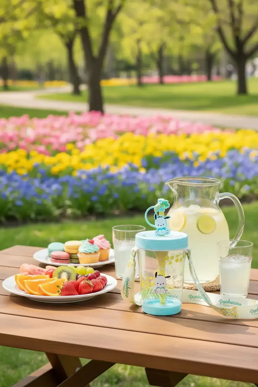 Sanrio Lisanslı Sızdırmaz Kapaklı Pipetli Plastik Bardak Pochacco 535 ml