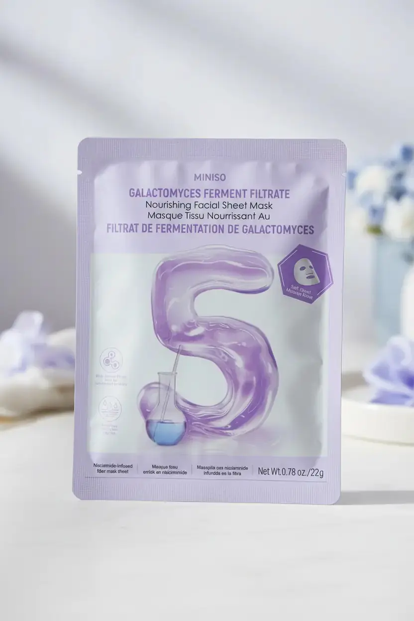 Miniso Lisanslı Galactomyces Ferment Filtratlı Besleyici Yüz Maskesi – Pratik Cilt Bakımı